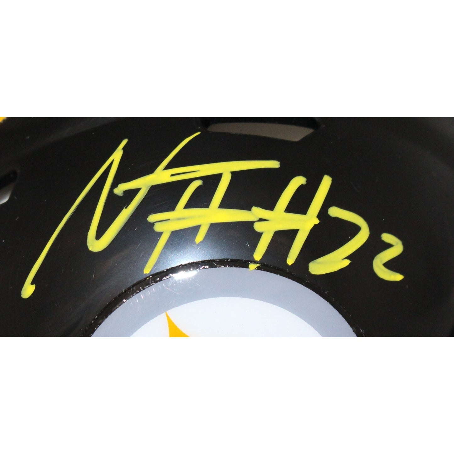 Najee Harris Pittsburgh Steelers Signed Mini Helmet (Fanatics)
