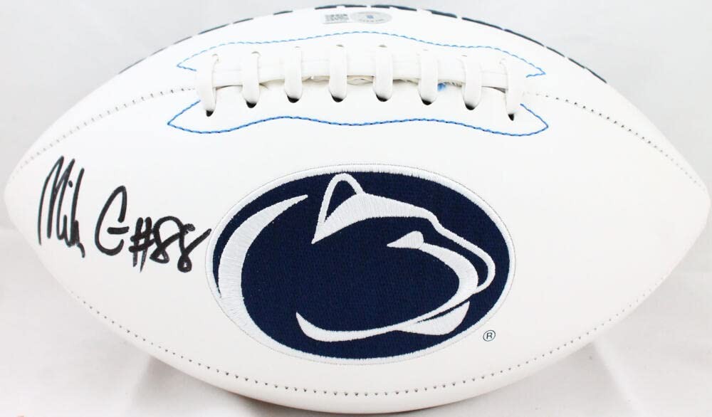 Mike Gesicki Signed Penn State Nittany Lions Logo Football