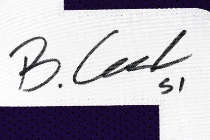Blake Cashman Autographed Pro Style Purple Jersey