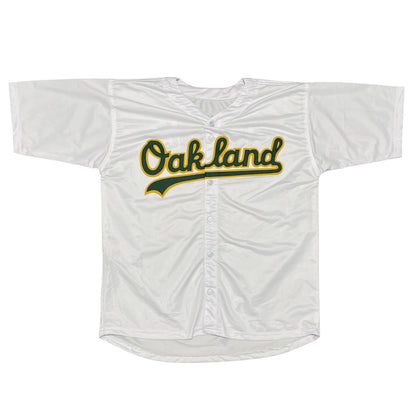 Terry Steinbach Signed Oakland Athletics Custom Baseball Jersey