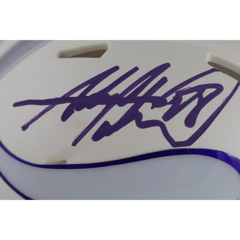 Adrian Peterson Signed Minnesota Vikings 2024 Alternate Mini Helmet