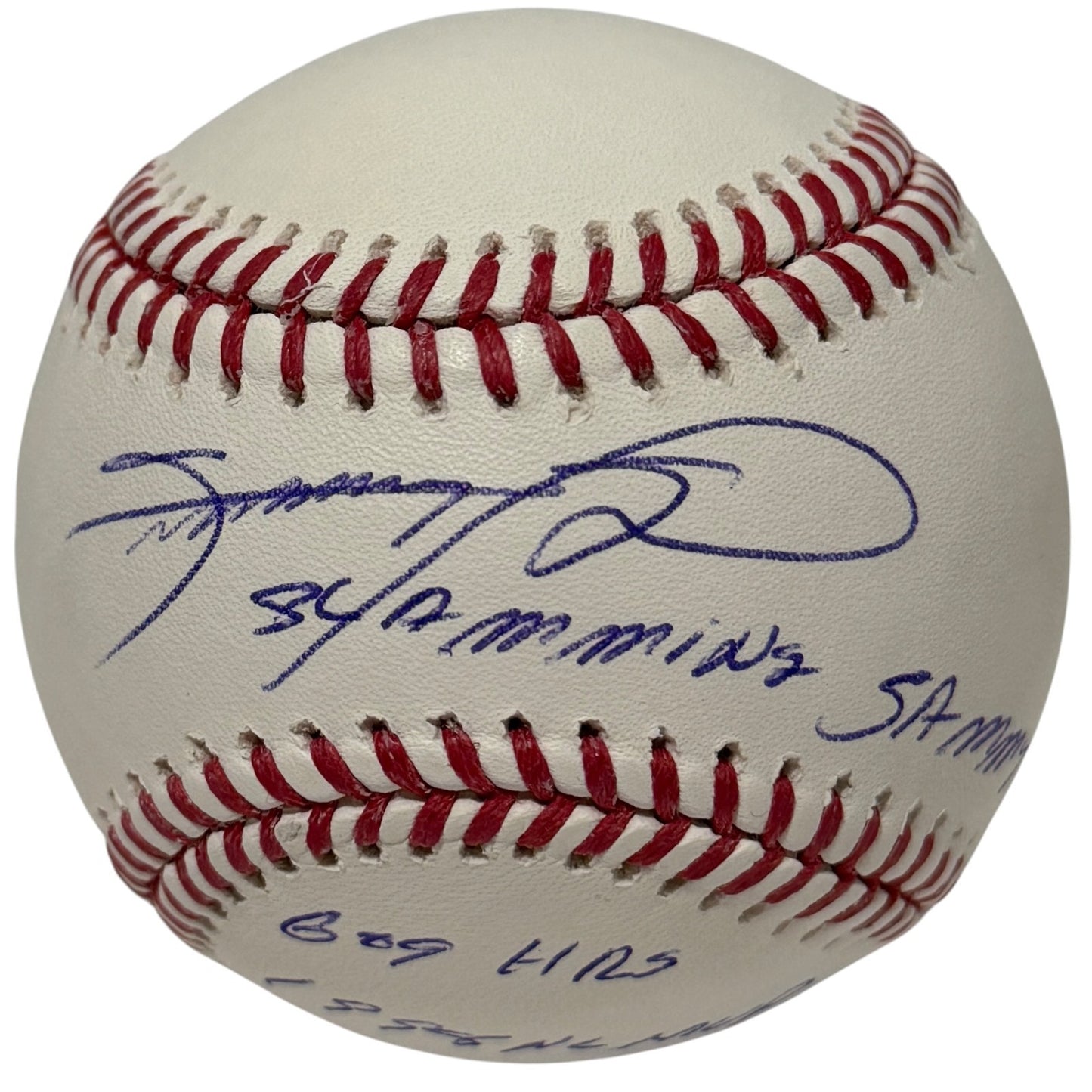 Sammy Sosa Autographed Chicago Cubs ROMLB Baseball (3 Inscriptions) JSA