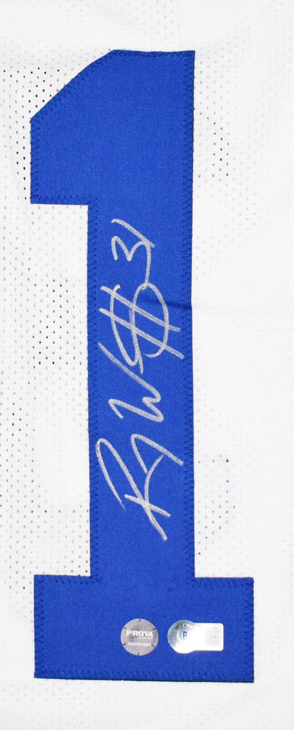 Roy Williams Autographed White Custom Jersey
