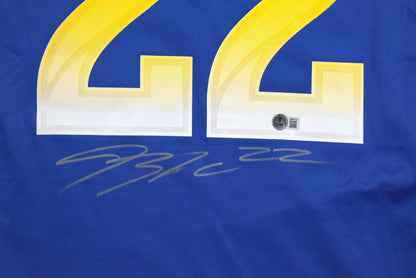 Blake Corum Autographed Los Angeles Rams Nike Blue Jersey