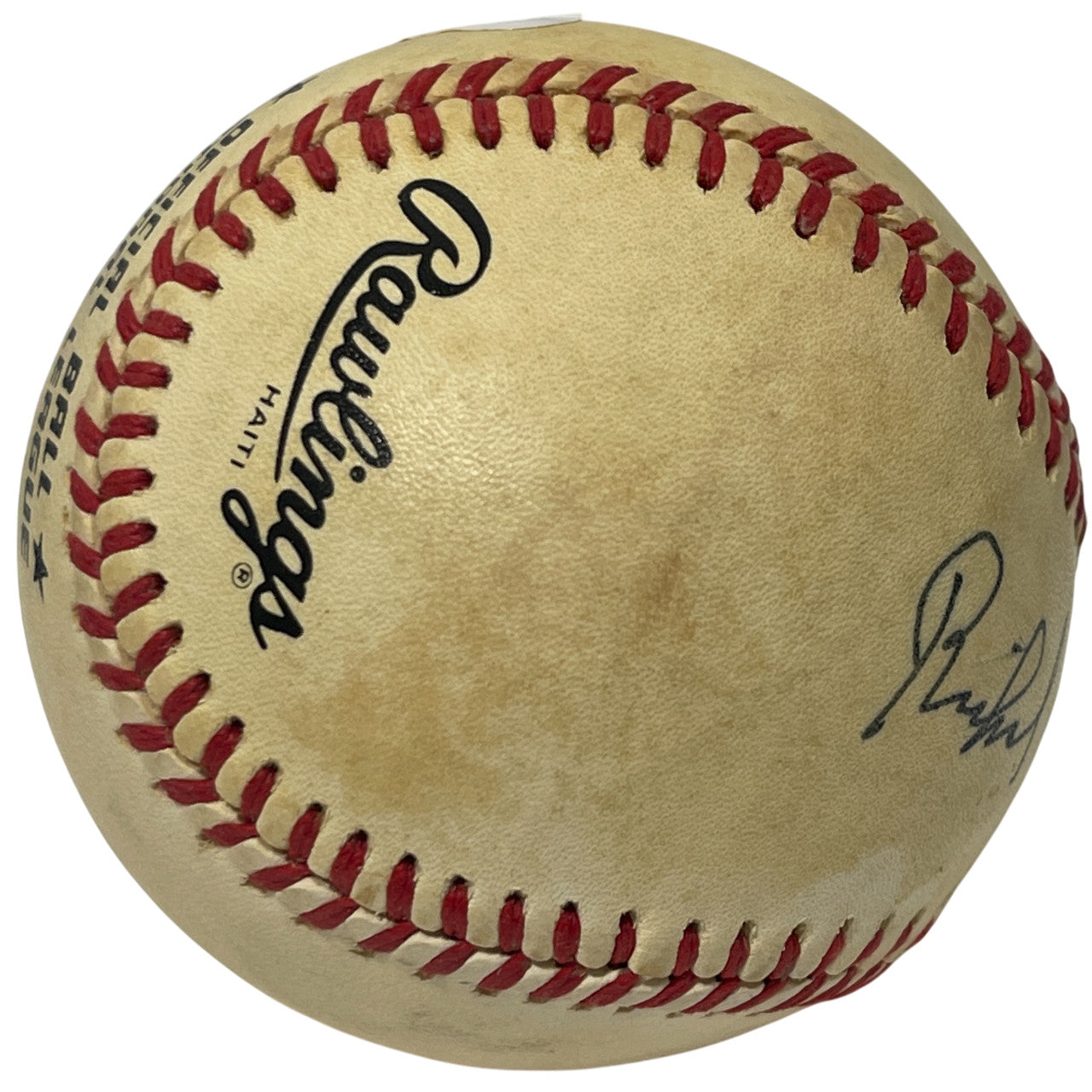 Richard Nixon Autographed Rawlings Official National League Baseball JSA LOA