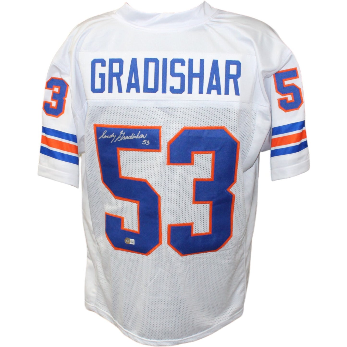Randy Gradishar Signed Pro Style White Football Jersey