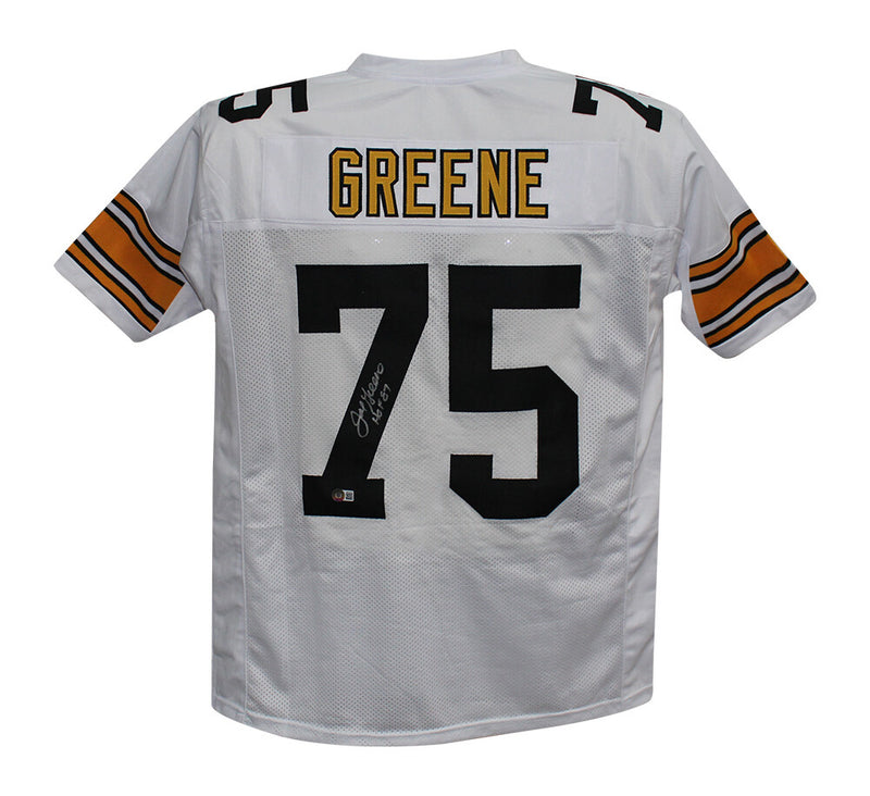 Joe Greene Signed Pittsburgh Steelers Custom Jersey Beckett HOF