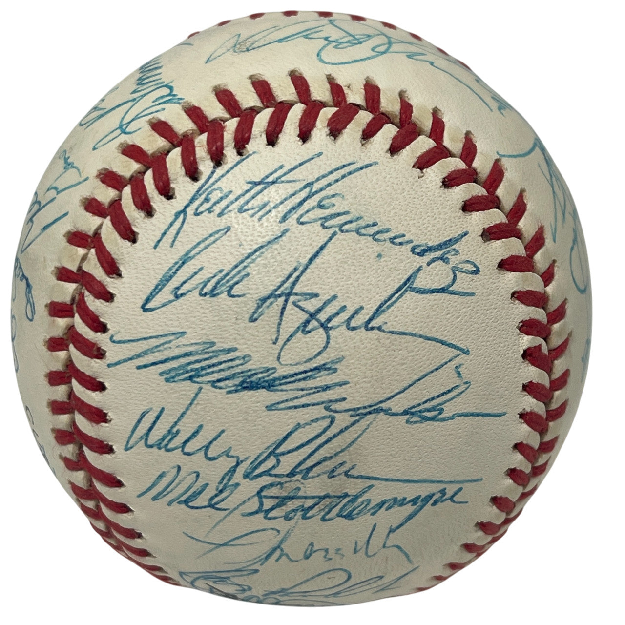 1988 New York Mets Team Signed National League Baseball JSA LOA