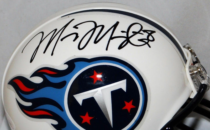Marcus Mariota Autographed Tennessee Titans Mini Helmet