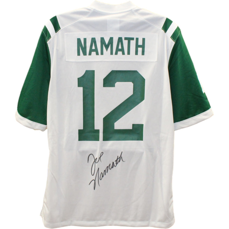 Joe Namath Autographed New York Jets White Nike Classic Jersey