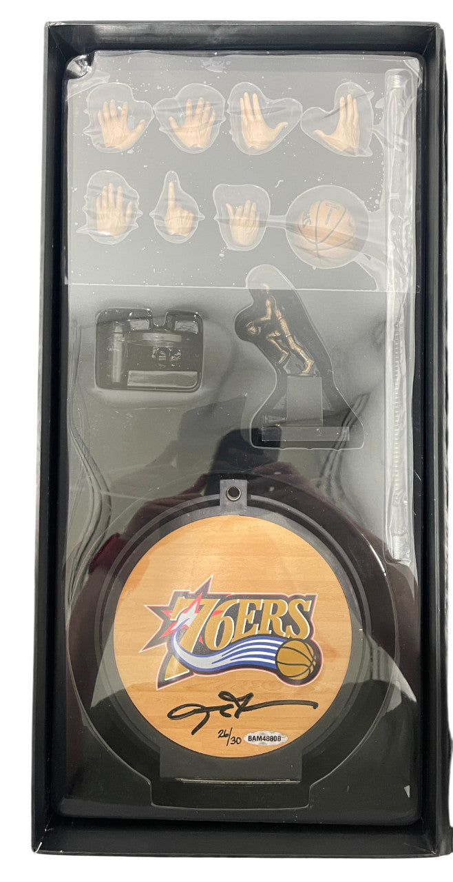 Allen Iverson Signed Philadelphia 76ers Enterbay 1/6 Scale Figurine #/30 UDA