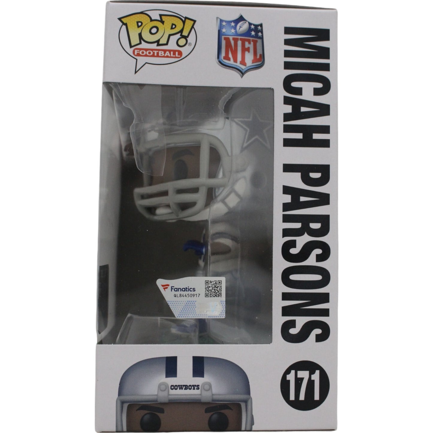 Micah Parsons Dallas Cowboys Signed Funko Pop! #171