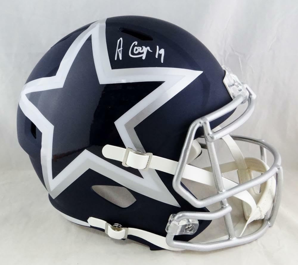 Amari Cooper Signed Dallas Cowboys Full Size AMP Speed Helmet