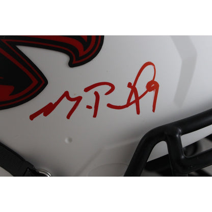 Michael Penix Atlanta Falcons Autographed Full Size Authentic Lunar Helmet
