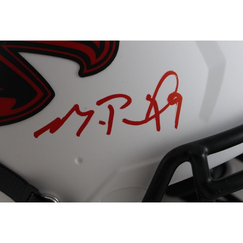 Michael Penix Atlanta Falcons Autographed Full Size Authentic Lunar Helmet