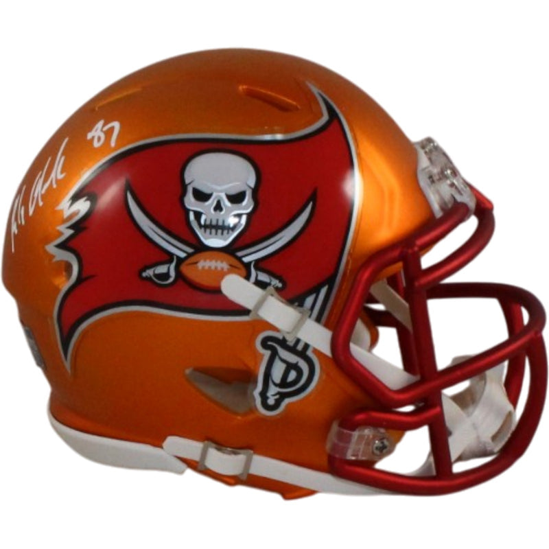Rob Gronkowski Autographed Tampa Bay Buccaneers Blaze Mini Helmet
