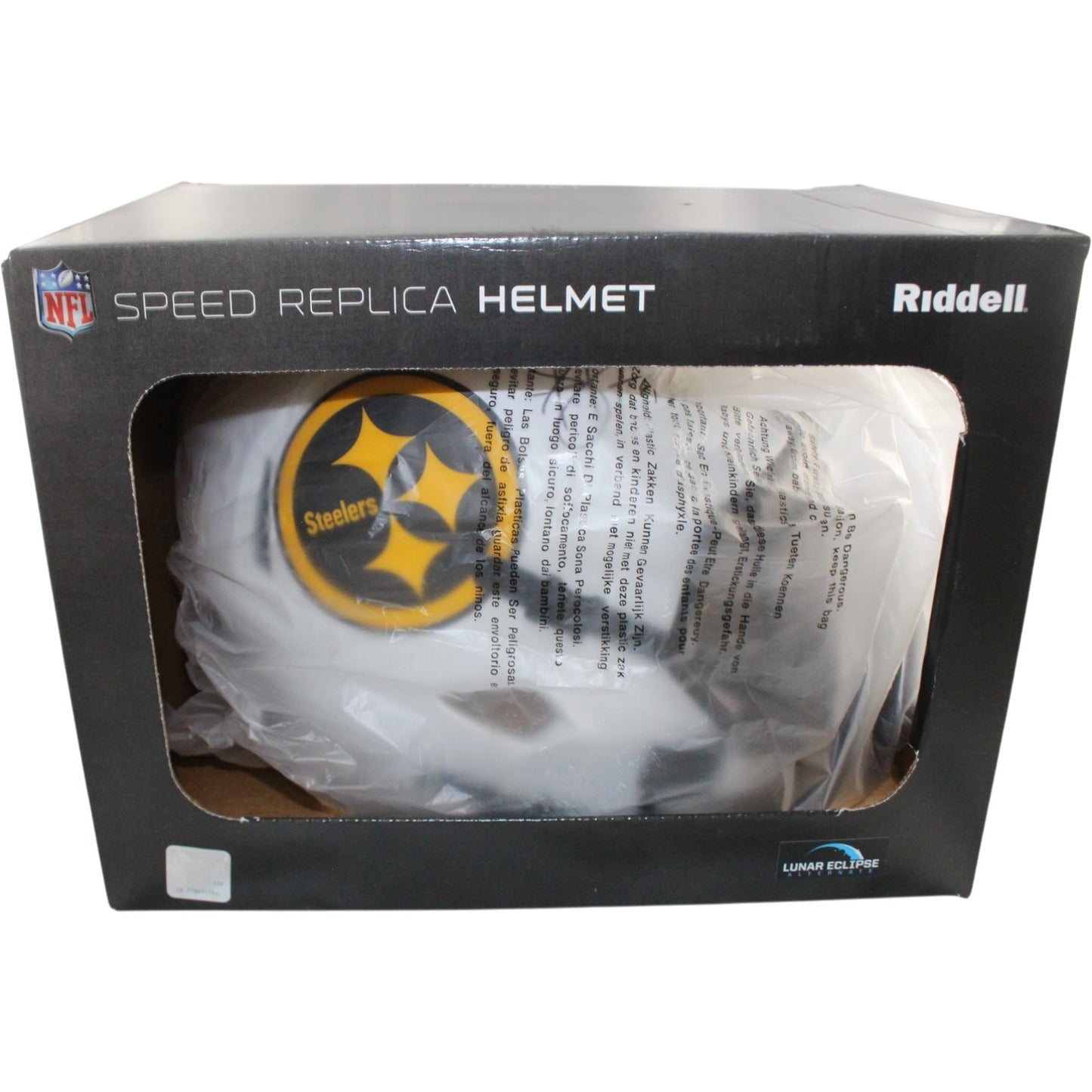 Troy Polamalu Signed Pittsburgh Steelers Full Size Lunar Replica Helmet