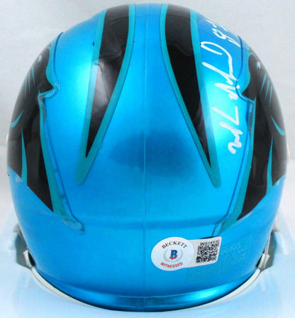 Muhsin Muhammad Signed Carolina Panthers Flash Speed Mini Helmet