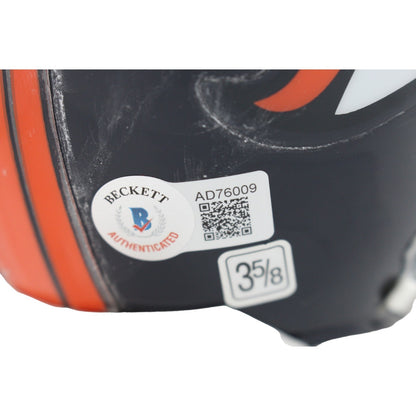 Darrent Williams Signed Denver Broncos VSR4 Mini Helmet (BAS)