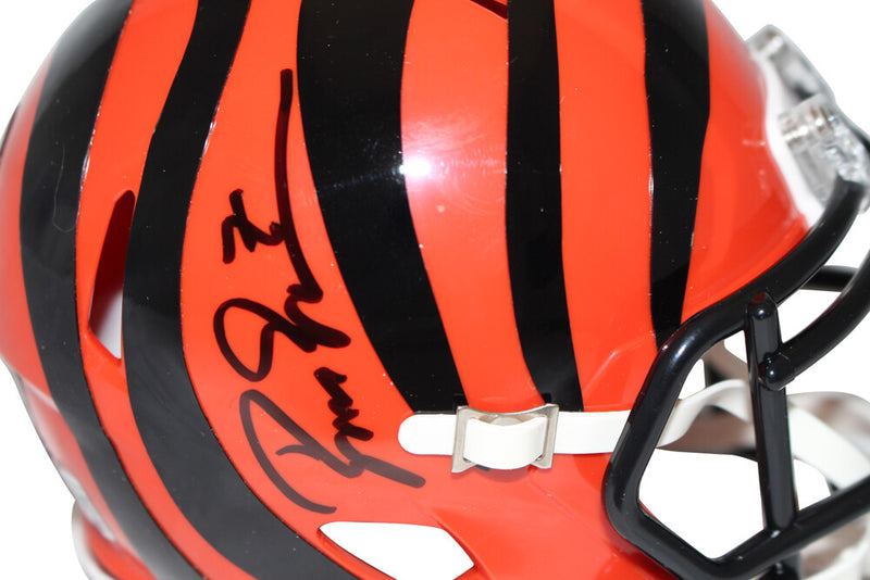 Boomer Esiason Cincinnati Bengals Autographed Speed Mini Helmet