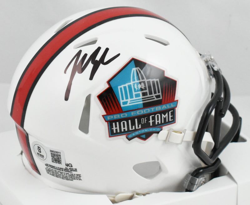 John Lynch Autographed Tampa Bay Buccaneers Hall of Fame Mini Helmet