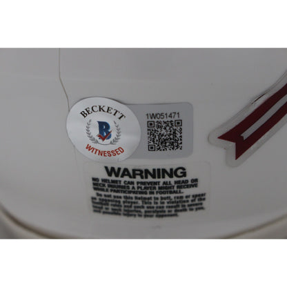 Derrick Brooks Signed Florida State Seminoles White Mini Helmet