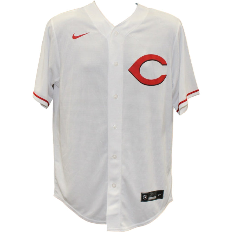 Elly De La Cruz Autographed Cincinnati Reds Nike White Jersey