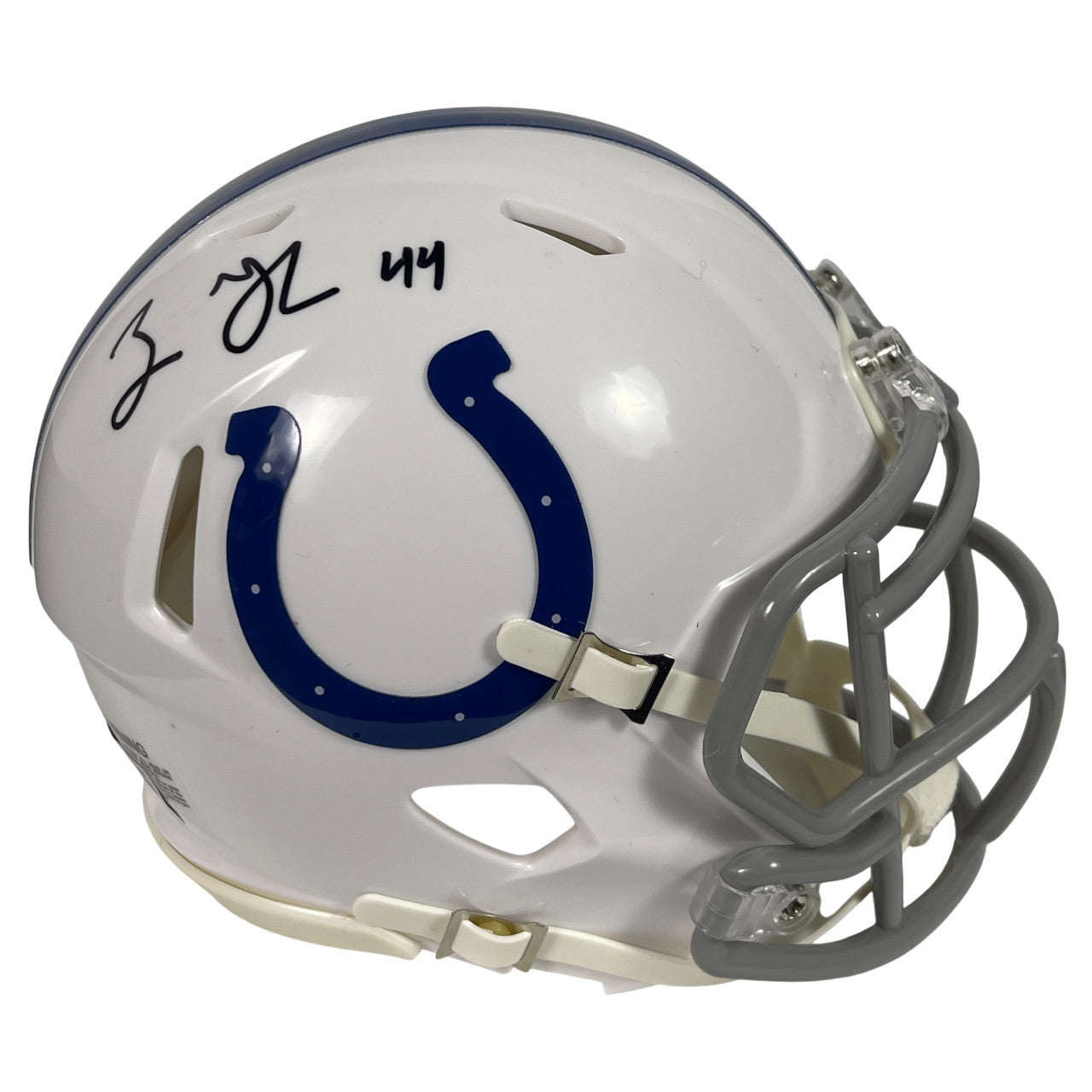 Zaire Franklin Signed Indianapolis Colts Speed Mini Helmet Beckett COA