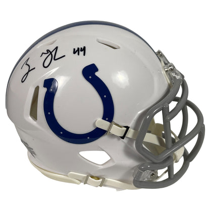 Zaire Franklin Signed Indianapolis Colts Speed Mini Helmet Beckett COA