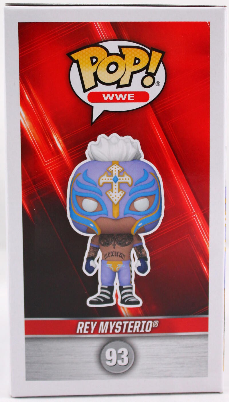 Rey Mysterio Signed Funko Pop Figurine #93 - Blue