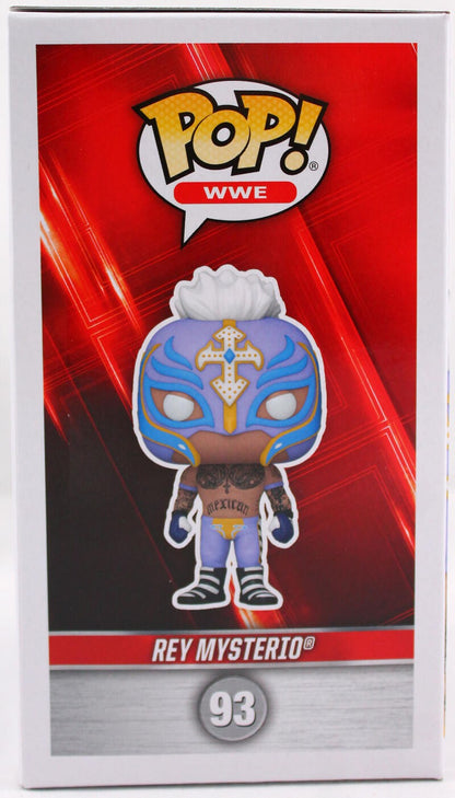 Rey Mysterio Signed Funko Pop Figurine #93 - Blue