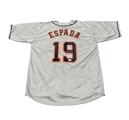 Joe Espada Signed Houston Astros Custom Baseball Jersey Beckett COA