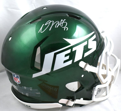 Davante Adams Autographed New York Jets Full Size Speed Authentic Helmet