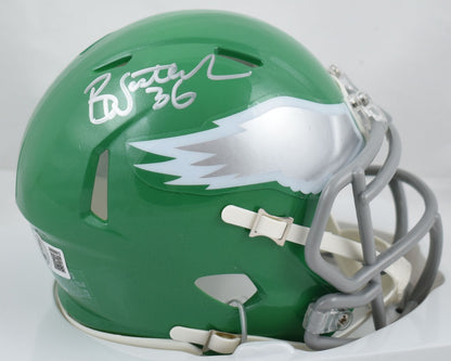 Brian Westbrook Signed Philadelphia Eagles 2023 Alternate Mini Helmet