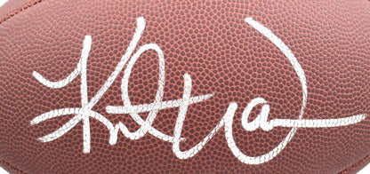 Kurt Warner Signed Wilson Super Grip Football - Silver Ink