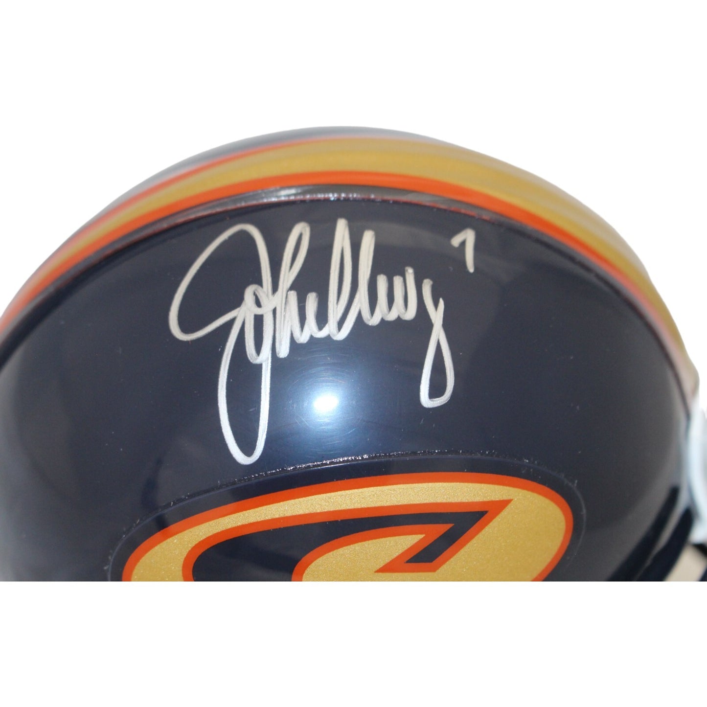 John Elway Autographed Colorado Crush VSR4 Mini Helmet