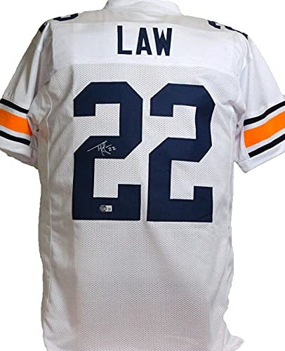 Ty Law Autographed Michigan Wolverines Custom College Style Jersey