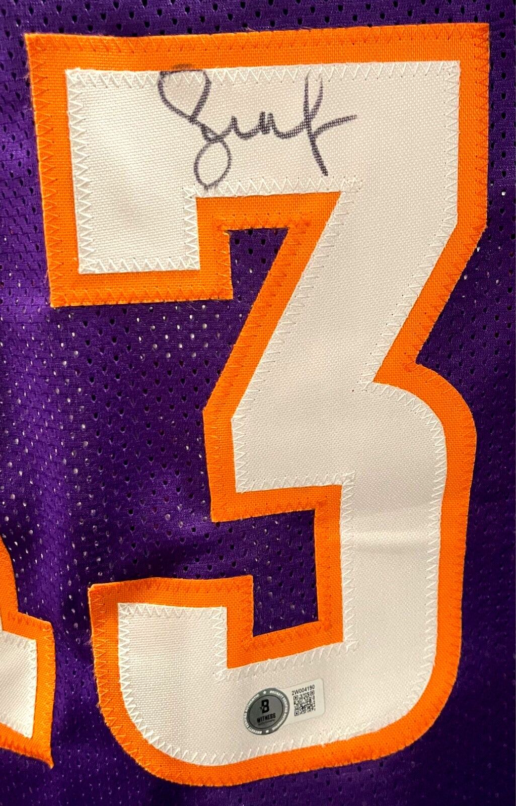Steve Nash Signed Phoenix Suns Custom Basketball Jersey (BAS)