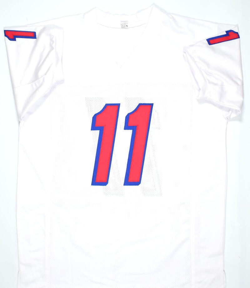 Drew Bledsoe Autographed White Custom Jersey
