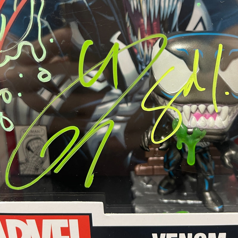 Tom Hardy Signed Venom Funko Pop #10 with Sam De La Rosa Sketch
