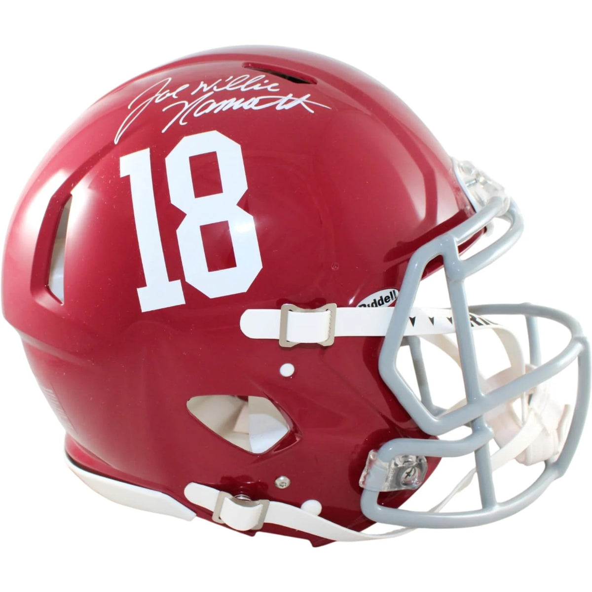 Joe Namath Signed Alabama Crimson Tide Full Size Proline Helmet