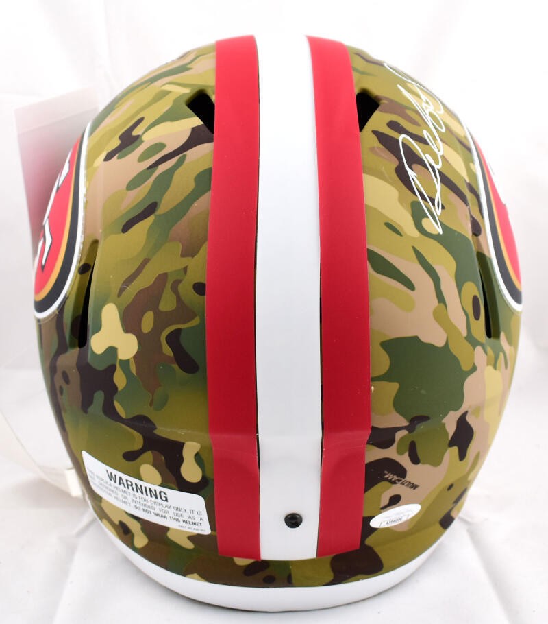 Deebo Samuel Signed San Francisco 49ers Full Size Camo Helmet