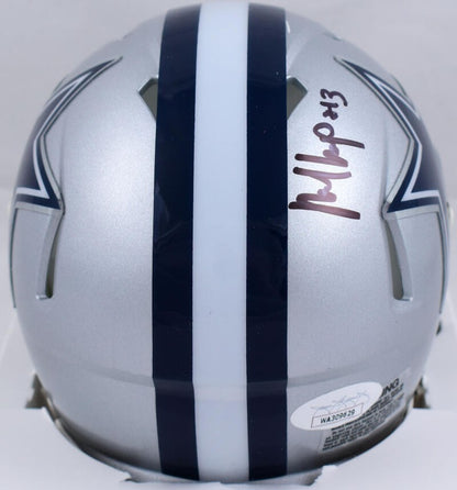 Michael Gallup Dallas Cowboys Signed Speed Mini Helmet - Black