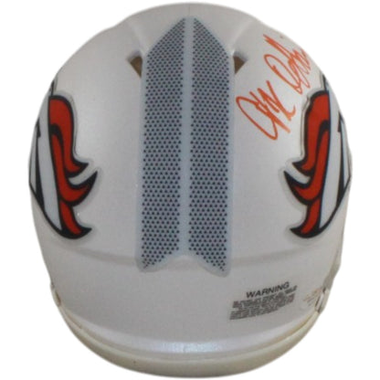 JK Dobbins Signed Denver Broncos 2024 Alternate Mini Helmet