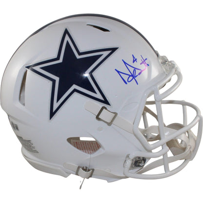 Dak Prescott Signed Dallas Cowboys Full Size Authentic 2023 Alternate Helmet
