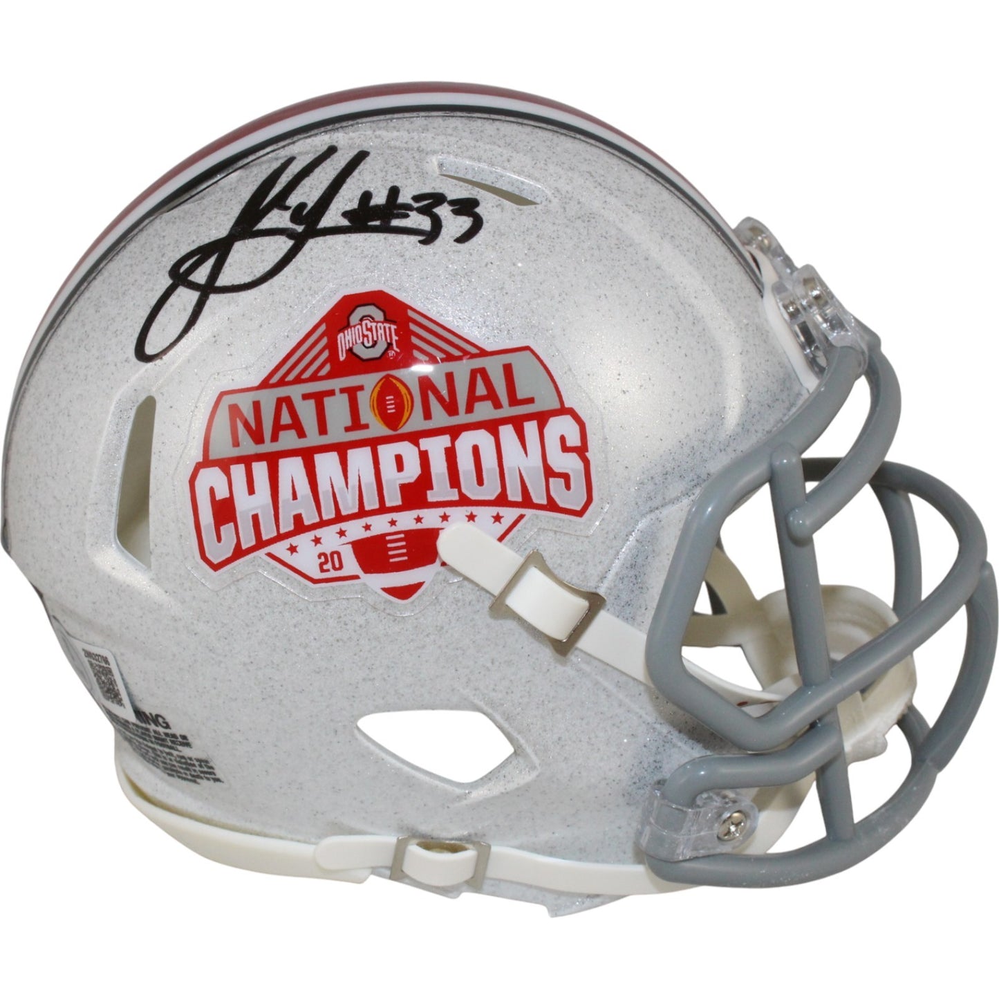 Jack Sawyer Signed Ohio State Buckeyes 2024 National Champs Mini Helmet