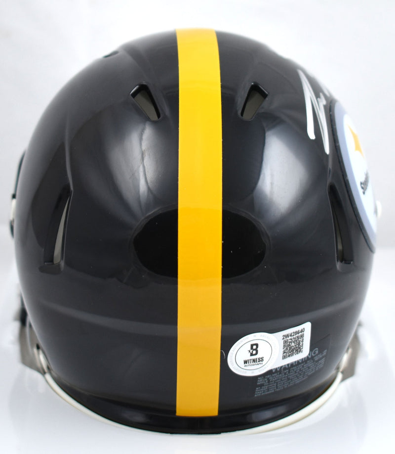 Pat Freiermuth Autographed Pittsburgh Steelers Speed Mini Helmet