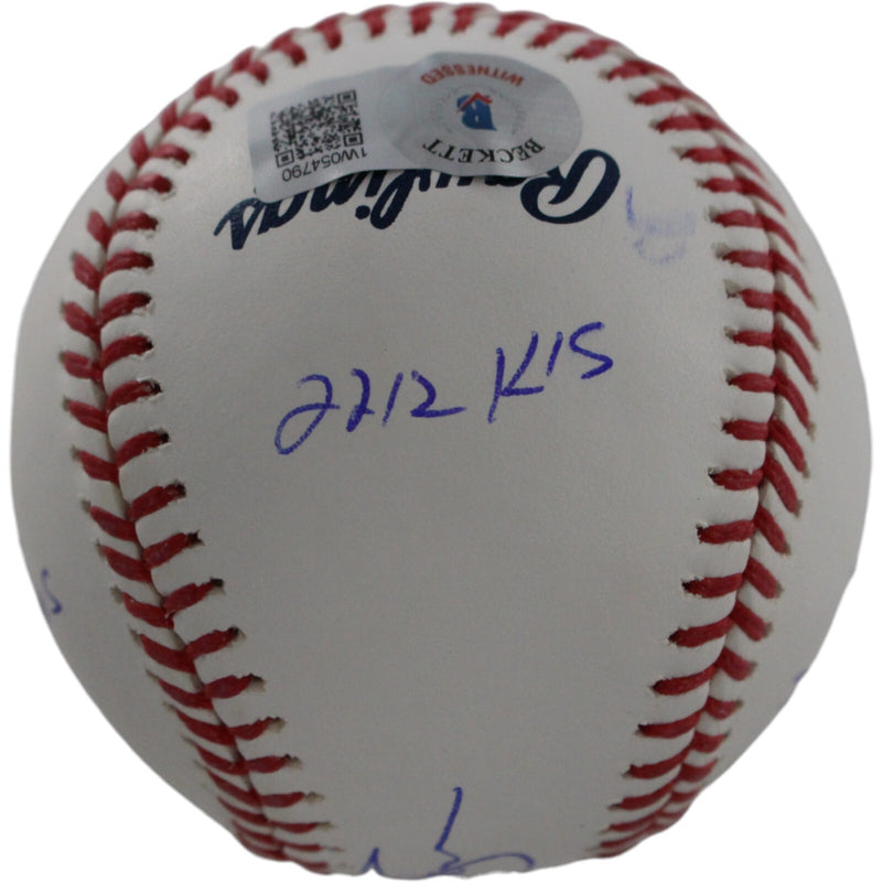 Jim Palmer Signed Baltimore Orioles Official Major League Baseball (4 Stats)