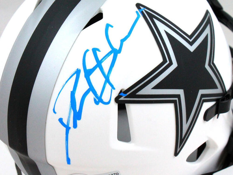 Deion Sanders Signed Dallas Cowboys Lunar Riddell Speed Mini Helmet