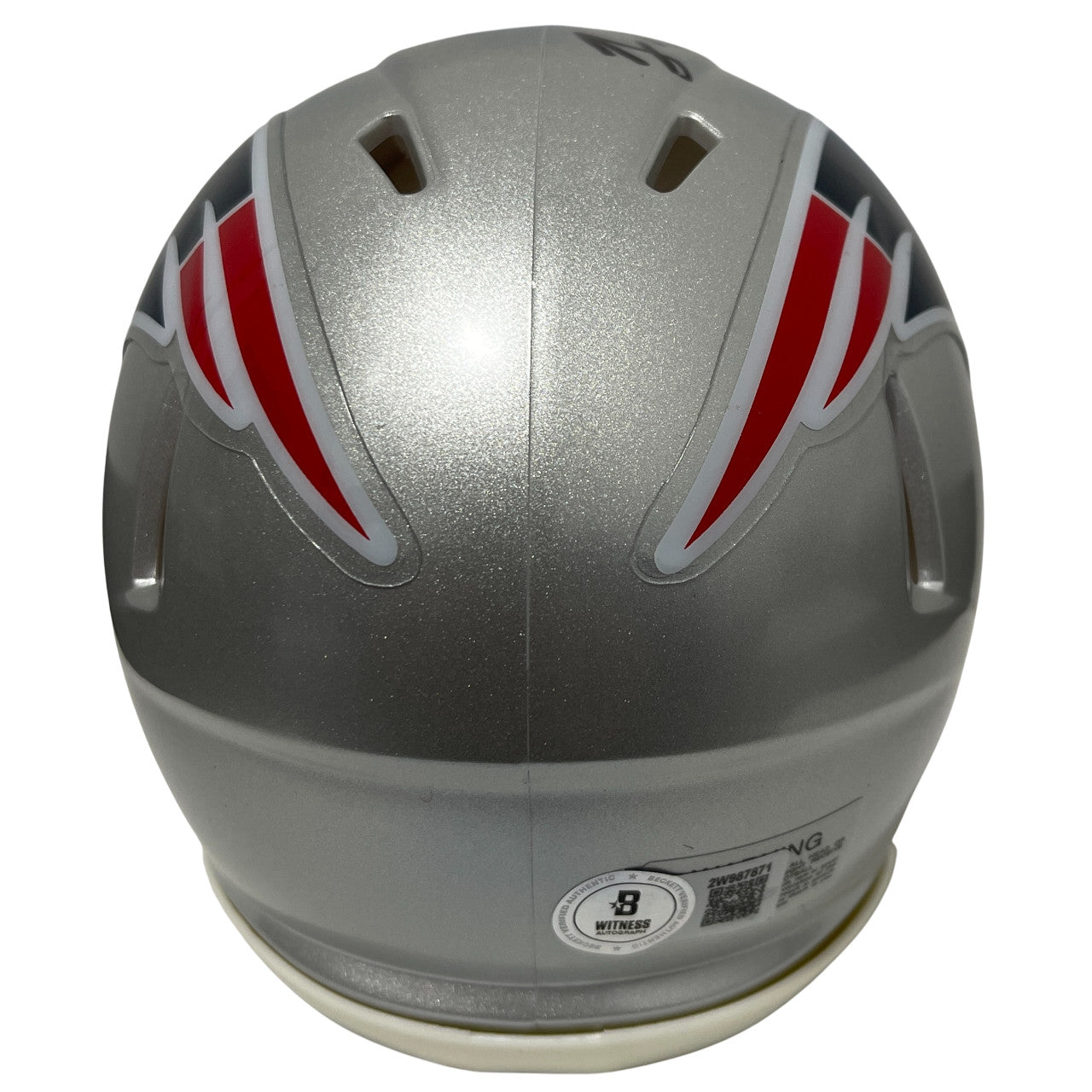 Rodney Harrison Signed New England Patriots Speed Mini Helmet Beckett COA